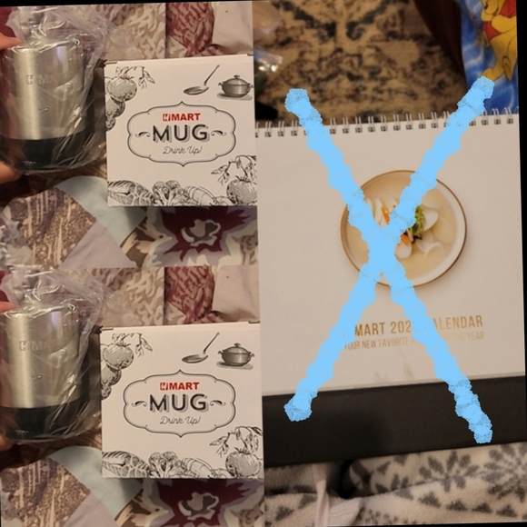 2 Hmart korean supermarket Ltd edition mug & 2023 calendar - Picture 1 of 7